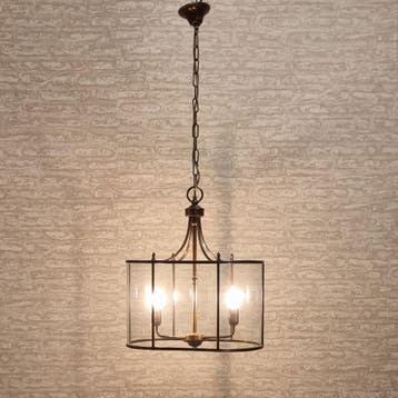 hanglamp Vintage Lantaarn 095 Refurbished, Ophalen, Zo goed als nieuw, Overige materialen, Klassiek