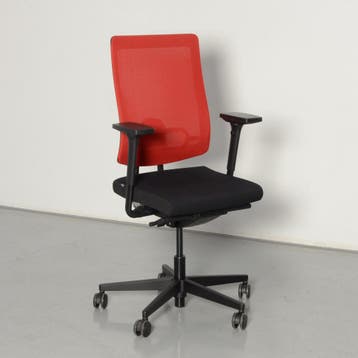 Sedus bureaustoel, zwart, rood mesh, 4D armleggers, Ophalen of Verzenden, Nieuw in verpakking