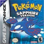 Pokemon Sapphire Version - Gameboy Advance - Beschadigd (..., Spelcomputers en Games, Ophalen of Verzenden, Zo goed als nieuw