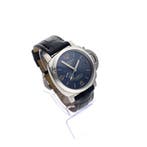 Panerai Luminor GMT PAM01033; Automatisch heren horloge, Sieraden, Tassen en Uiterlijk, Horloges | Heren, Overige merken, Leer