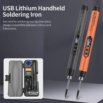 Draagbare Digitale Mini Soldeerbout Set met USB Type-C en In, Verzenden, Nieuw