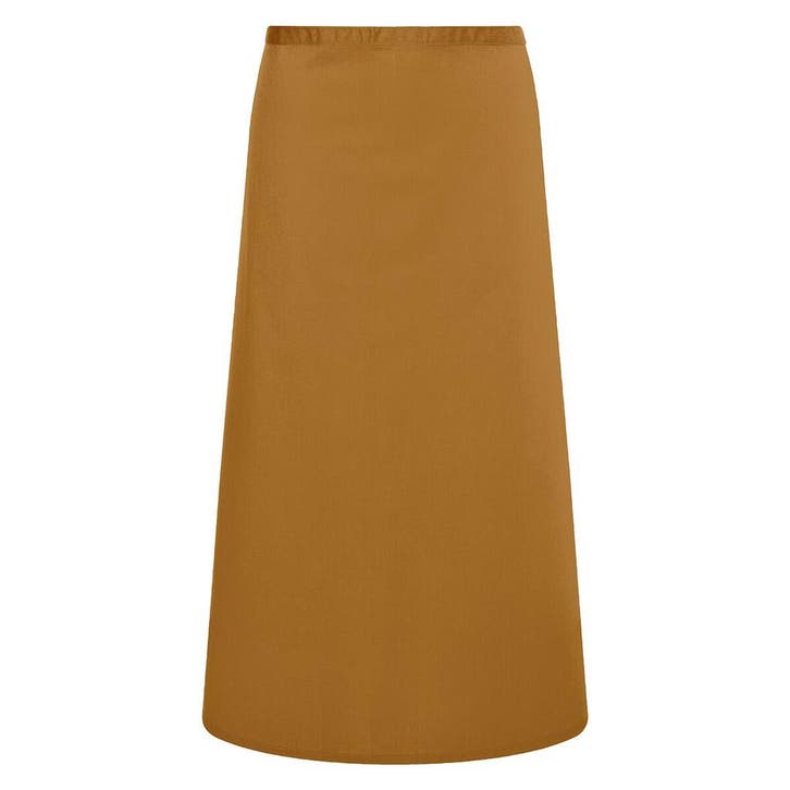 GGM Gastro | KARLOWSKY | Bistro schort Basic - Mosterd |, Huis en Inrichting, Keuken | Textiel, Overige kleuren, Nieuw, Schort