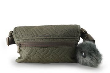 Kipling Schoudertas Groen, Verzenden, Zo goed als nieuw, Groen