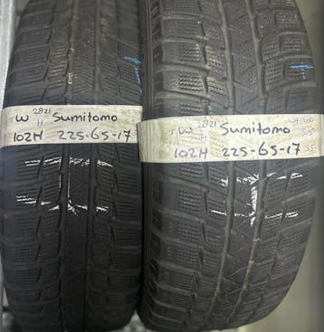 2x225-65-17 Sumitomo Winter 2x5,5m €35 per band 225 65 17, Ophalen, Gebruikt, 17 inch, Winterbanden