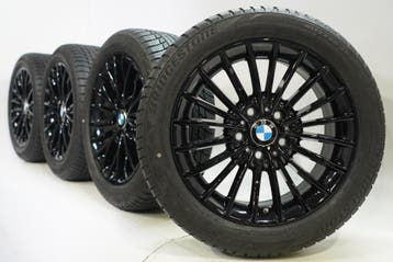 BMW 3 4 serie F30 F31 F32 F33 F36 414 17 inch velgen Bridges, Gebruikt, Velg(en), 17 inch, Winterbanden