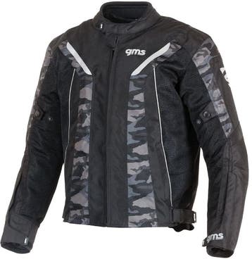 gms Ventura Zwart Camouflage Mesh Textiele Motorjas, Nieuw met kaartje, Jas | textiel, Gms, Heren