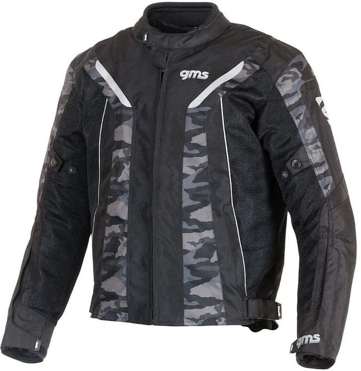 gms Ventura Zwart Camouflage Mesh Textiele Motorjas, Motoren, Kleding | Motorkleding, Heren, Nieuw met kaartje, Jas | textiel
