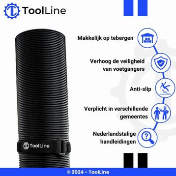 ToolLine | Kabelmat 180 x 40 cm | Laadkabel | Drempelhulp, Verzenden, Nieuw, Laadkabel