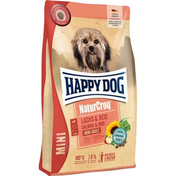 Happy Dog NaturCroq Mini Zalm & Rijst 4 kg, Verzenden, Nieuw