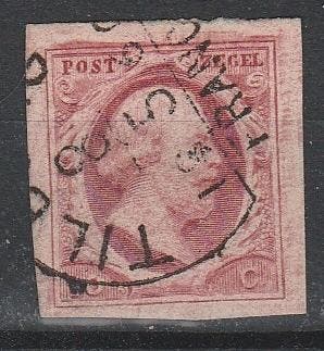 Postzegel Ned 1852 Nr.2 gebruikt zie omschrijving (1408), Verzenden, Gestempeld