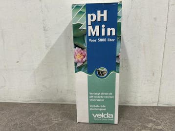 Veiling - 5x Velda waterverbetering 500ml pH Min, Tuin en Terras, Nieuw