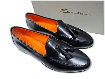 Santoni - NEW, Tassel Loafers, GoodYear Welted, Recent Model, Nieuw