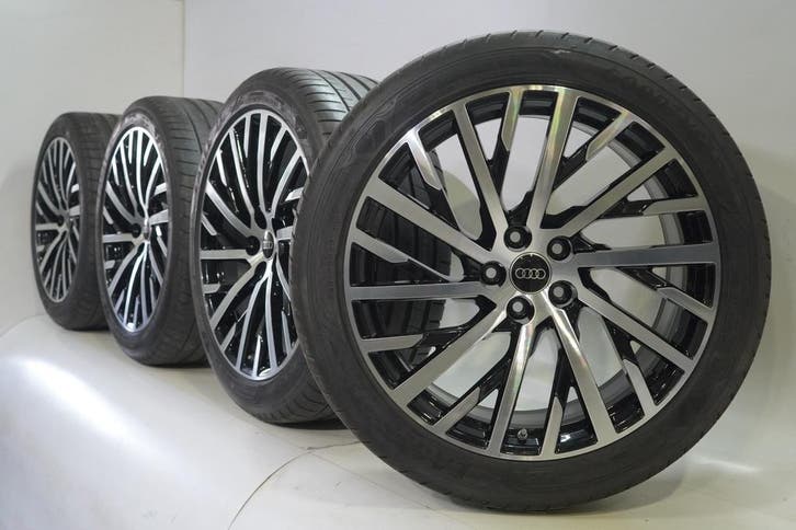 Audi A8 S8 4N 20 inch velgen Goodyear Zomerbanden Origineel, Auto-onderdelen, Banden en Velgen, Velg(en), Gebruikt, 20 inch, Zomerbanden