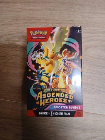 Pokémon - 1 Booster bundle - Mega Evolution Ascended Heroes, Nieuw