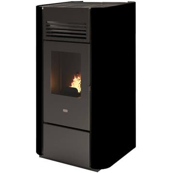 Pelletkachel Delia 9,5 kW bovenaansluiting extra voordeel, Nieuw, Ophalen of Verzenden, Pelletkachel, Vrijstaand