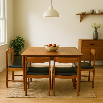 Eetkamertafel |  Chairs | McIntosh | Vintage | Teak |  4428, Ophalen of Verzenden, Zo goed als nieuw, Teakhout, Mid-Century