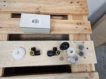 Luxe Radiator Aansluitset Riko Haaks Verkeerd Rechts Mat, Ophalen of Verzenden, Nieuw, Bad