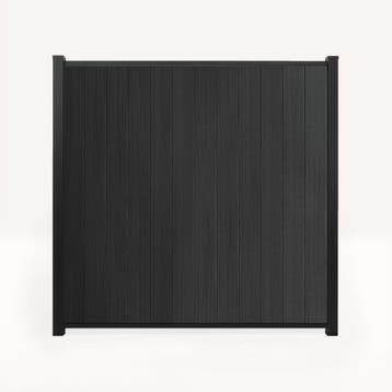 ACTIE - Premium Composiet Schutting Zwart - Verticaal, Ophalen of Verzenden, Nieuw, Kunststof, 1 tot 2 meter