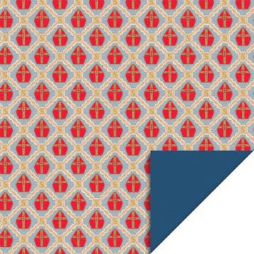 3m Dubbelzijdig cadeaupapier Mijter (Cadeaupapier 3M), Ophalen of Verzenden, Nieuw