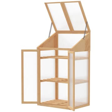 TRUUSK Houten Kweekbak 70 x 50 x 120 cm - Mini Broeikas met, Tuin en Terras, Planten | Bomen, Verzenden