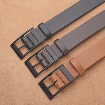 Luxe Heren Riem van PU Leer met Metalen Pin Gesp - Stijlvol, Kleding | Heren, Riemen en Ceinturen, Verzenden, Nieuw