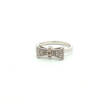 Zonder minimumprijs - Ring Zilver - 0.08ct. tw. Diamant, Nieuw