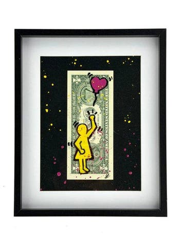 WhyCreationz (XX-XXI) - Banksy x Haring - Girl with the