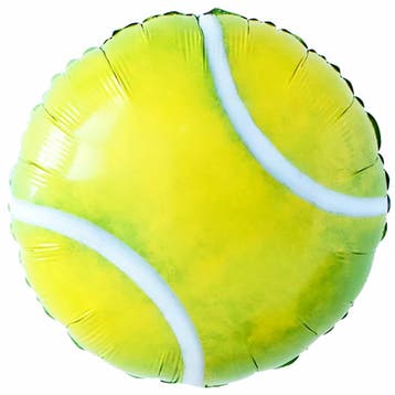 Tennis racket en bal folie ballonnen set, Verzenden, Nieuw, Overige typen