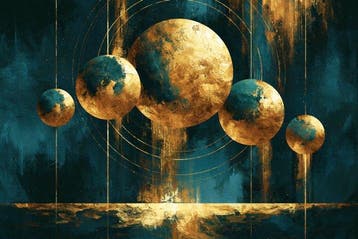 Iconica - Gold Celestial Alignment - Unique 1/1 XXL (100 x