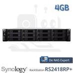 NAS Synology RS2418RP+ 4Gb refurbished, Ophalen of Verzenden, Refurbished