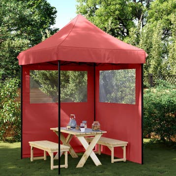 vidaXL Partytent inklapbaar pop-up met 2 zijwanden, Verzenden, Nieuw, Partytent