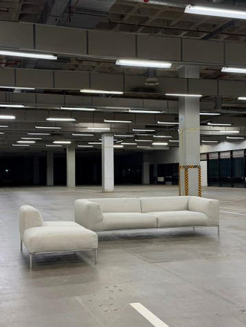 BB Italia Frank | Natural | NIEUWSTAAT + Garantie, 250 tot 300 cm, Ophalen of Verzenden, Zo goed als nieuw, Bank Hoekbank Bankstel Bankje Loungebank Banken Chaise Lounge 