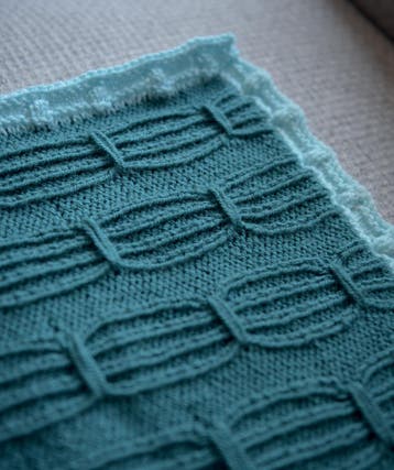 Breipatroon Plaid met Kabels - deken breien met verschille, Ophalen of Verzenden, Nieuw