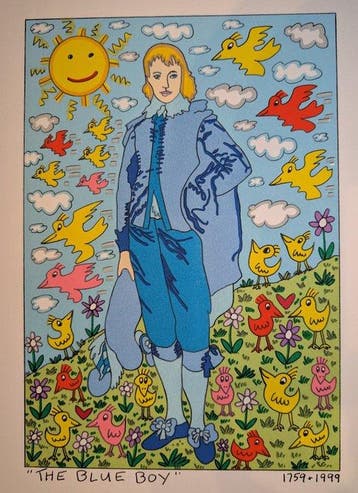 James Rizzi (1950-2011) - The Blue Boy + Sleeping Gypsy +