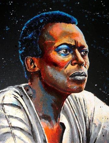 Bazévian DelaCapucinière - Portrait Blue Miles Davis XL