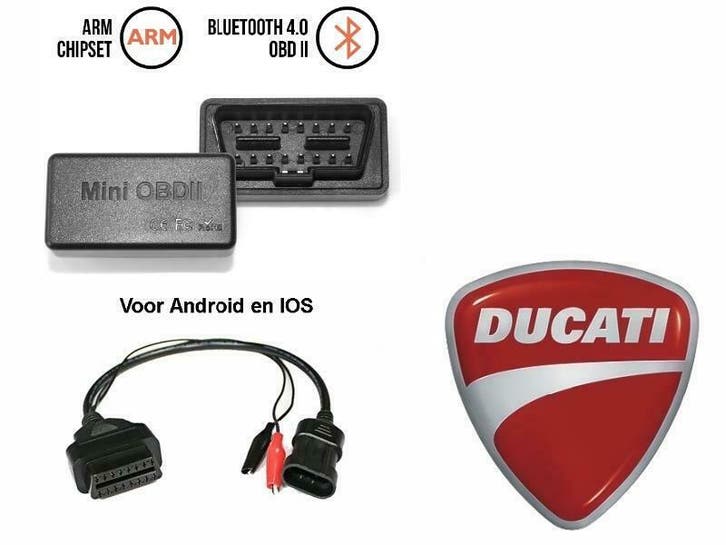 Ducati motorbike diagnose scanner voor Android en IOS, voor, Motoren, Accessoires | Onderhoudsmiddelen, Ophalen of Verzenden