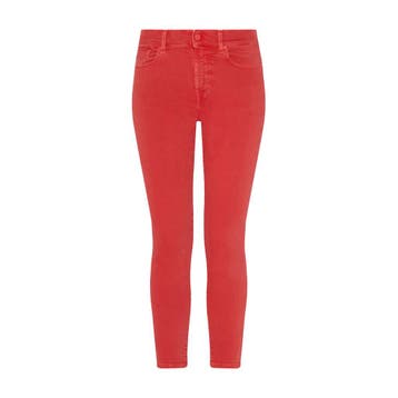 7 for all Mankind • rode Roxanne Ankle jeans • 26, 7 for all mankind, Verzenden, Nieuw