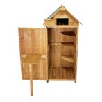 Tuinschuur | Gereedschapsschuur | Tuinkast | 74,5x50x180cm, Tuin en Terras, Verzenden, Nieuw
