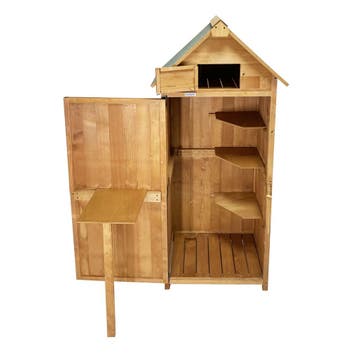 Tuinschuur | Gereedschapsschuur | Tuinkast | 74,5x50x180cm, Tuin en Terras, Verzenden, Nieuw