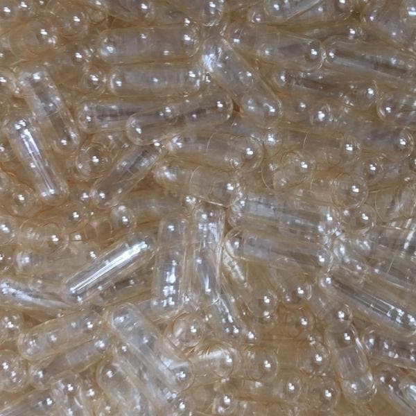 Capsules Maat 4 Transparant       200 stuks, Sport en Fitness, Gezondheidsproducten en Wellness, Nieuw, Ophalen of Verzenden