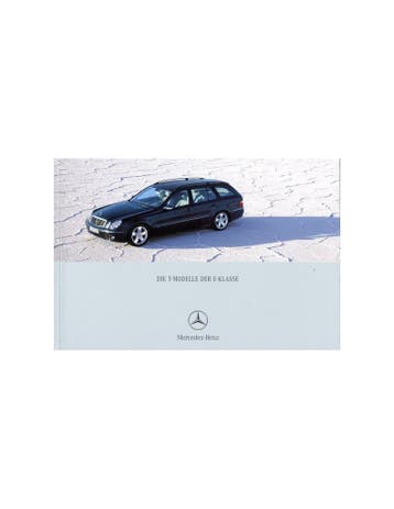 2004 MERCEDES BENZ E KLASSE T BROCHURE DUITS, Nieuw, Author