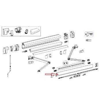 Thule Lead Rail 5200 3.00 Antraciet, Ophalen of Verzenden, Nieuw, Thule