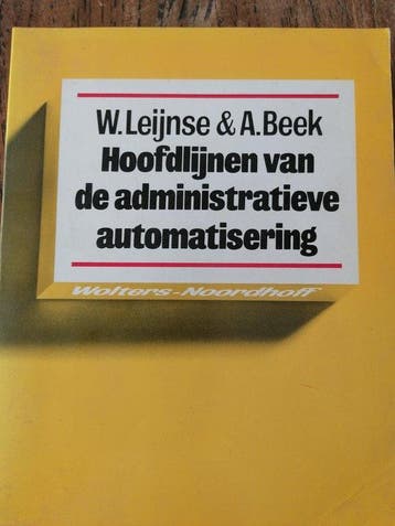 Hoofdlijnen administr. automatisering - Leynse 9789001536701, Boeken, Verzenden, Gelezen, Leynse