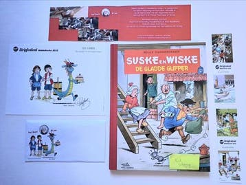 Suske en Wiske - De gladde glipper- luxe HC met linnen rug -, Nieuw