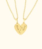 Kettingen met tekst of foto Gegraveerd, Verzenden, Nieuw, Overige materialen, Verstelbaar