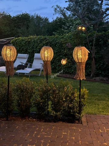 LED solar ibiza tuinlamp steker 90 cm, Ophalen of Verzenden, Nieuw