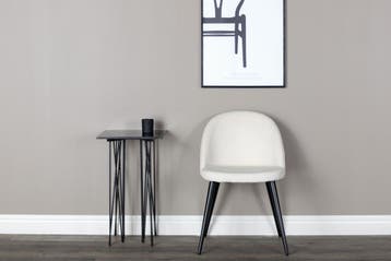 Eetkamerstoel - Meike - Wit - Rib - Jörn, Huis en Inrichting, Stoelen, Verzenden, Nieuw