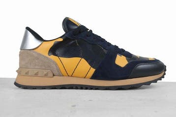 Valentino - Rockrunner Blue Yellow Camo edition - Sneakers -, Nieuw