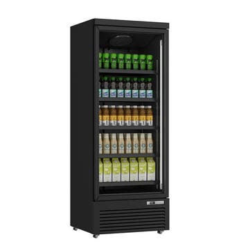 Drankenkoeling | 614L | Zwart | 0°C/+10°C | Statisch + Venti, Ophalen of Verzenden, Nieuw