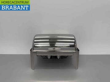 HCB Chafing Dish Rolltop RVS – 9 liter – 2 x 1/2 GN Horeca, Ophalen of Verzenden, Nieuw in verpakking